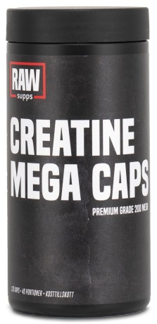 Pienoiskuva RAW Creatine Mega Caps, 120 kapselia