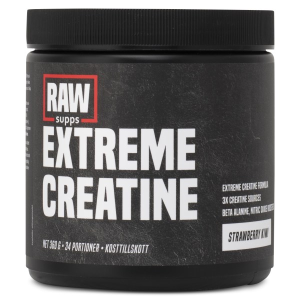 RAW Extreme Creatine, Mansikka kiivi, 360 g