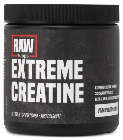 Pienoiskuva RAW Extreme Creatine, Mansikka kiivi, 360 g