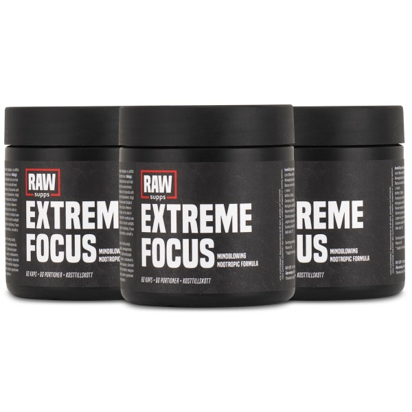 RAW Extreme Focus, 180 kapselia