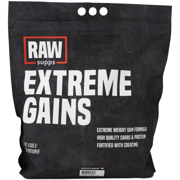RAW Extreme Gains, Chocolate & Hazelnut, 4,5 kg