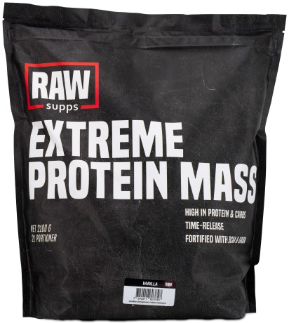 Pienoiskuva RAW Extreme Protein Mass, Vanilja, 2,1 kg