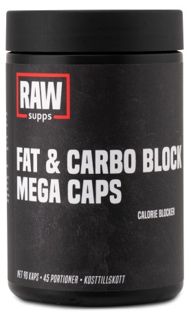 Pienoiskuva RAW Fat & Carbo Block Mega Caps, 90 kapselia
