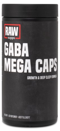 Pienoiskuva RAW GABA Mega Caps, 90 kapselia