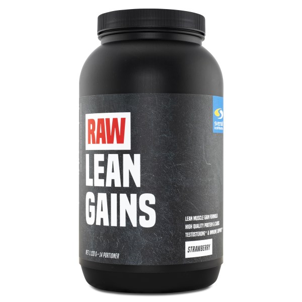 RAW Lean Gains, Mansikka, 1120 g