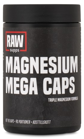 Pienoiskuva RAW Magnesium Mega Caps, 90 kapselia
