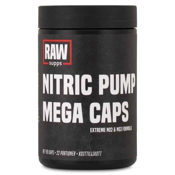 RAW Nitric Pump Mega Caps, 90 kapselia