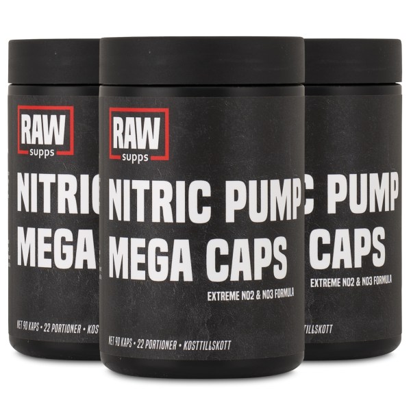 RAW Nitric Pump Mega Caps, 270 kapselia