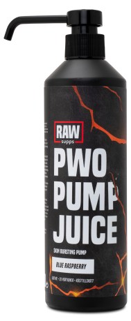 Pienoiskuva RAW PWO Pump Juice, Blue raspberry, 500 ml