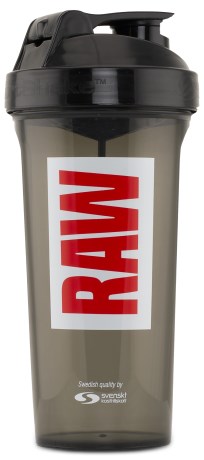 Pienoiskuva RAW SmartShake Lite Medium, 800 ml, Dark Black Transparent