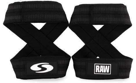 Pienoiskuva RAW Supps Figure 8 Lifting Strap, M, Musta