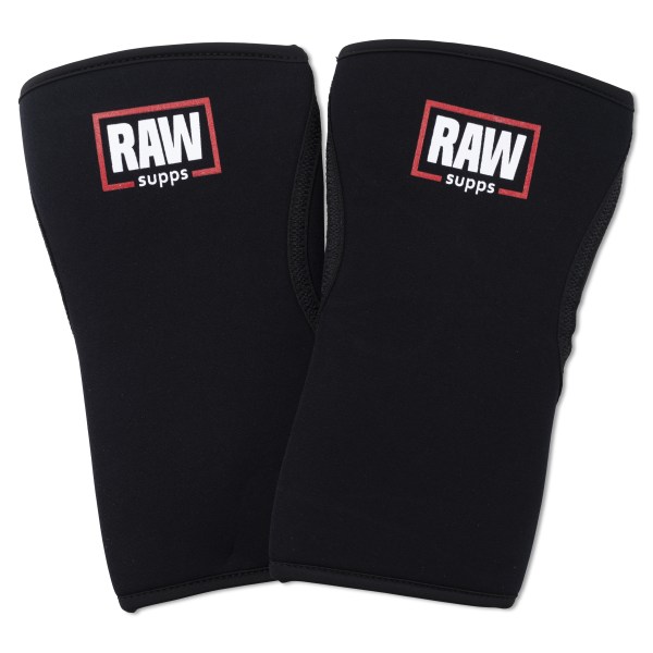 RAW SUPPS Knee Sleeves 7 mm, XXL, Musta
