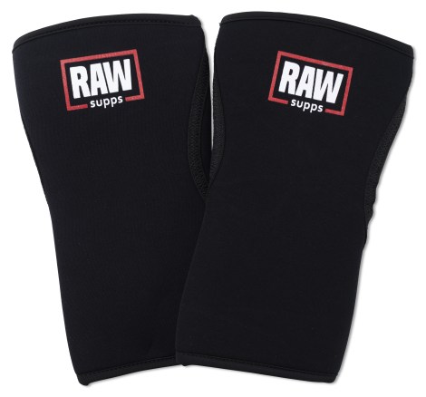 Pienoiskuva RAW Supps Knee Sleeves 7 mm, L, Musta