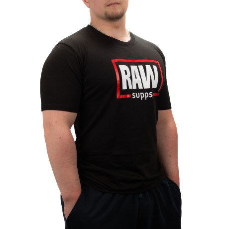 Pienoiskuva RAW Supps Logo Tee, XL, Musta