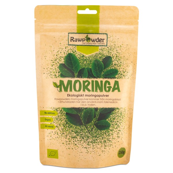 RawPowder Moringajauhe, 250 g
