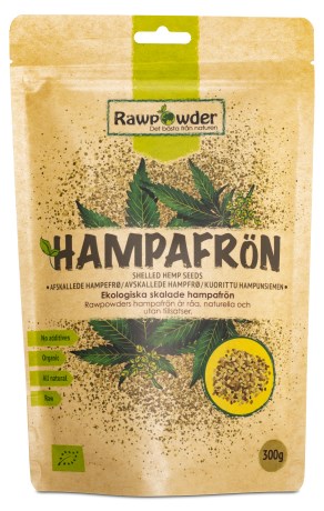 Pienoiskuva RawPowder Kuoritut Hampunsiemenet, 300 g