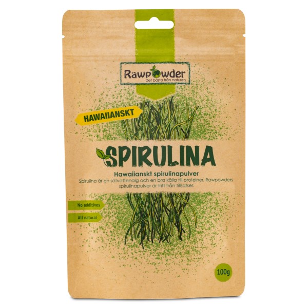 Rawpowder Spirulina Jauhe Hawaii, 100 g