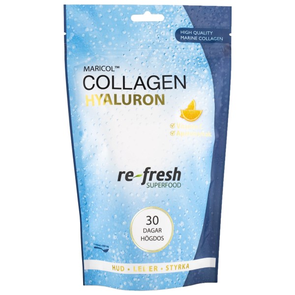 Re-fresh Superfood Collagen Hyaluron +C, Appelsiini, 150 g