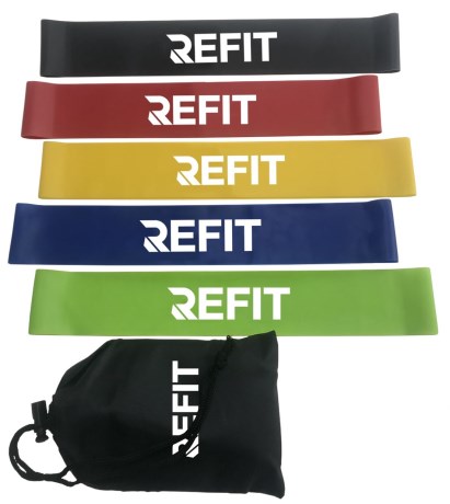 Pienoiskuva Refit Basic Miniband 5-pack with bag, 5-pack