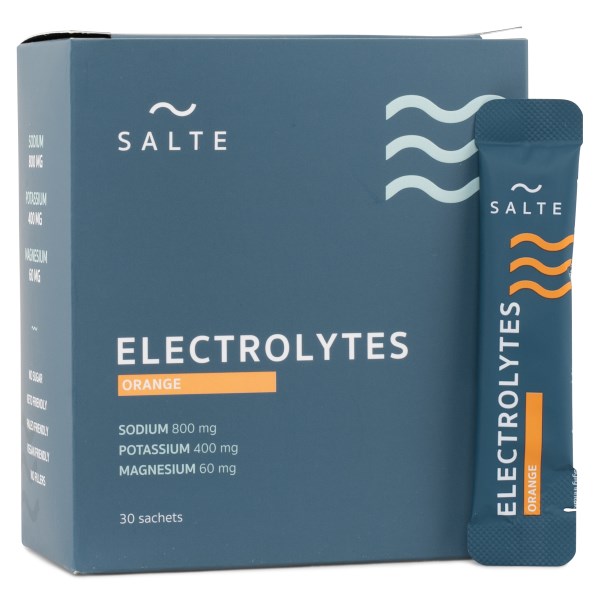 SALTE Elektrolyytit, Appelsiini, 30 kpl annospusseja