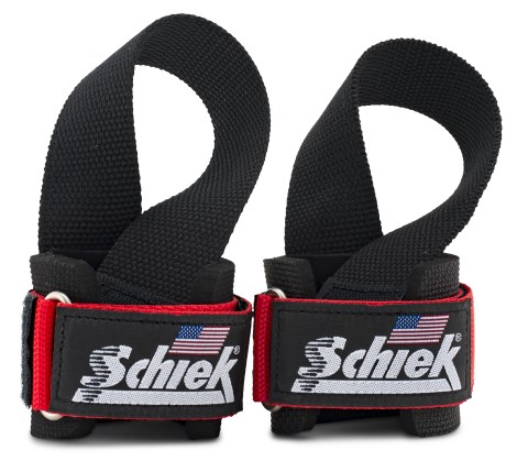 Pienoiskuva Schiek Power Lifting Straps, One size, Punainen