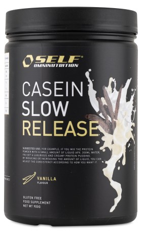 Pienoiskuva Self Omninutrition Casein Slow Release, Vanilja, 900 g