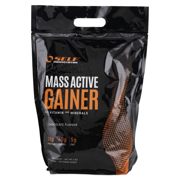 Self Omninutrition Mass Active Gainer, Suklaa, 2 kg