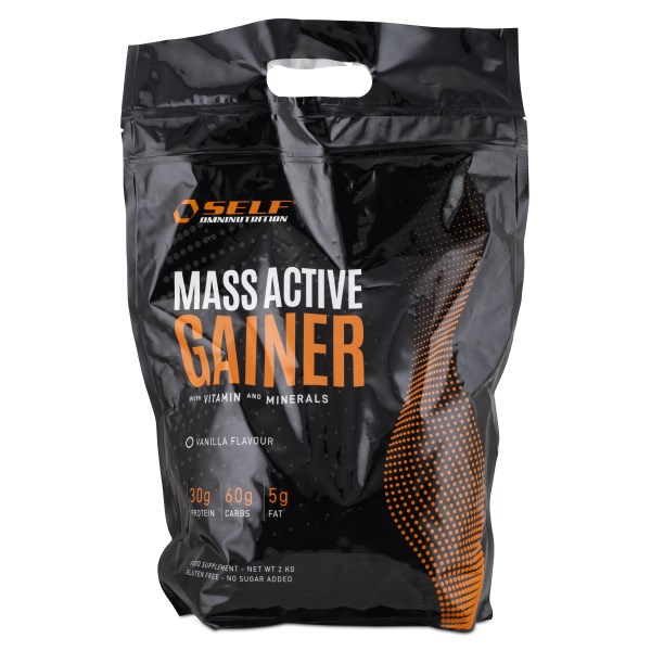 Self Omninutrition Mass Active Gainer, Vanilja, 2 kg