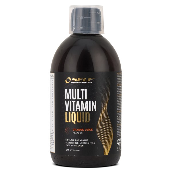 Self Omninutrition Multivitamin Liquid, Appelsiini, 500 ml