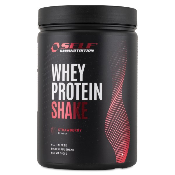 Self Omninutrition Whey Protein Shake, Mansikka, 1 kg