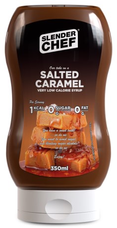 Pienoiskuva Slender Chef Makusiirappi, 350 ml, Salted Caramel