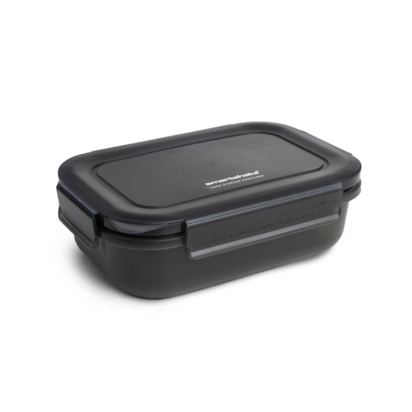 SmartShake Food Storage Container, 800 ml, Musta