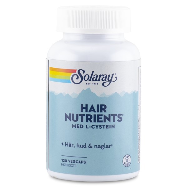 Solaray Hair Nutrients, 120 kapselia