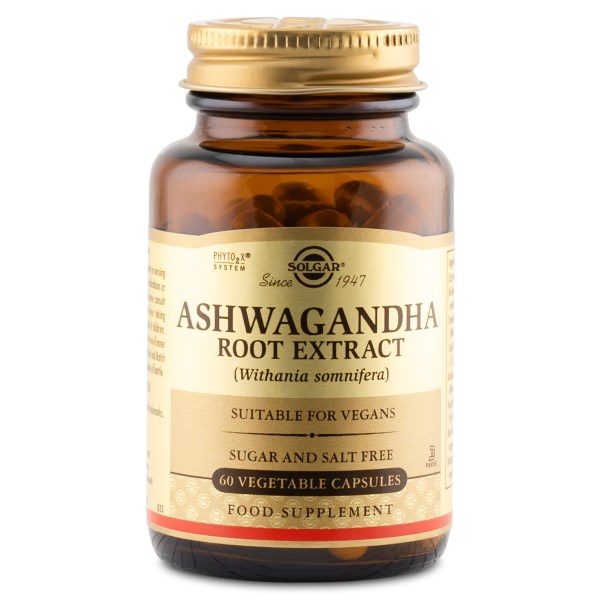 Solgar Ashwagandha Root Extract, 60 kapselia