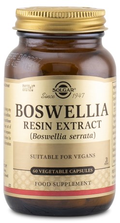 Pienoiskuva Solgar Boswellia, 60 kapselia