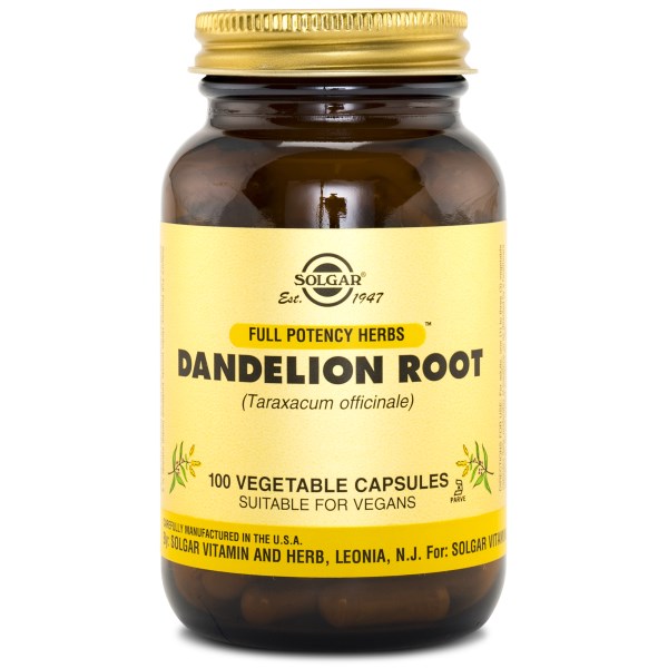 Solgar Dandelion Root / Voikukan Juuri, 100 kaps.