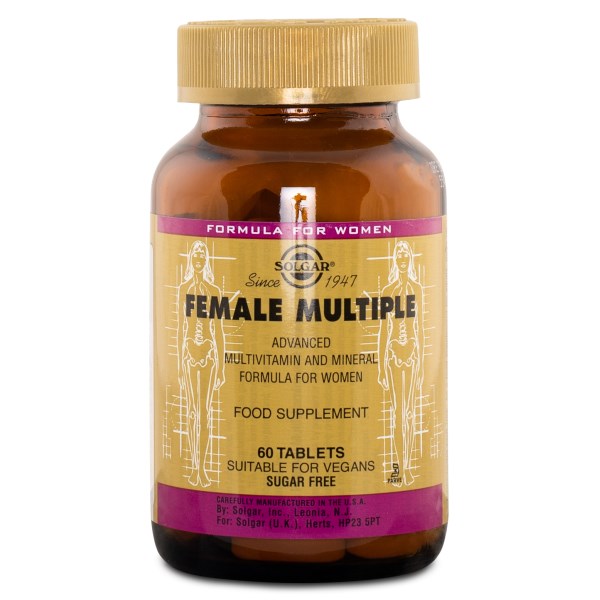 Solgar Monivitamiini Naisille, 60 tablettia