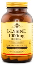 Pienoiskuva Solgar L-Lysiini 1000 mg, 100 tablettia