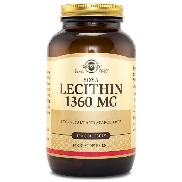 Solgar Lesitiini, 100 kaps.