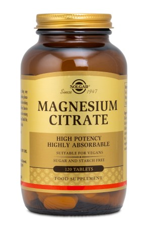 Pienoiskuva Solgar Magnesium Citrate, 120 tablettia