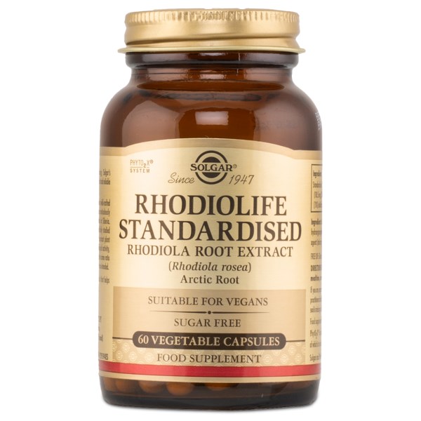 Solgar Rhodiola Root Extract, 60 kapselia