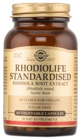 Pienoiskuva Solgar Rhodiola Root Extract, 60 kapselia