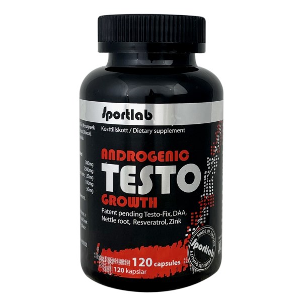 Sportlab Testogrowth, 120 kapselia