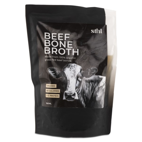 STHL Beef Bone Broth Pussi, 350 ml