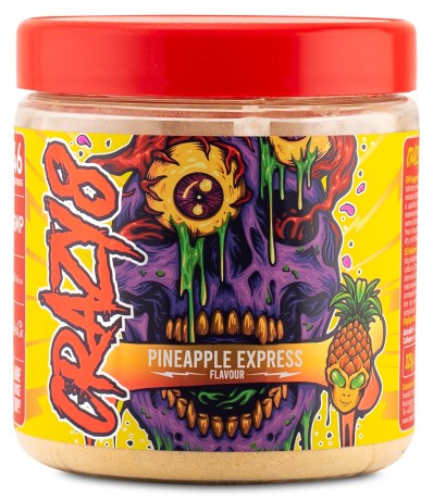 Pienoiskuva Swedish Supplements PWO Crazy 8, 325 g, Pineapple Express
