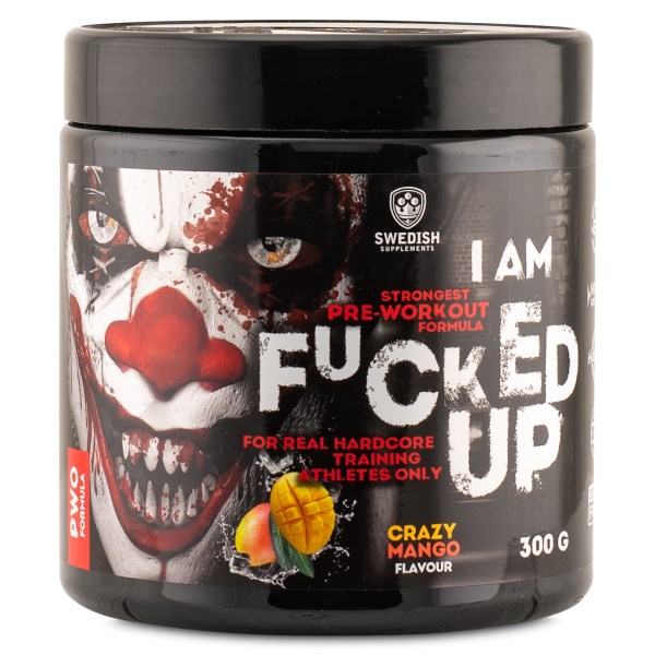 Swedish Supplements Fucked Up Joker PWO, 300 g, Crazy Mango