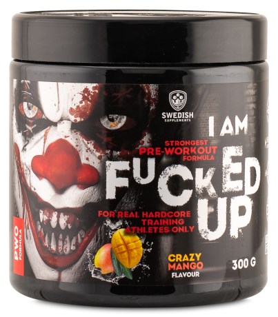 Pienoiskuva Swedish Supplements Fucked Up Joker PWO, 300 g, Crazy Mango