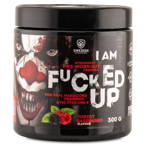 Swedish Supplements Fucked Up Joker PWO, 300 g, Forest Raspberry