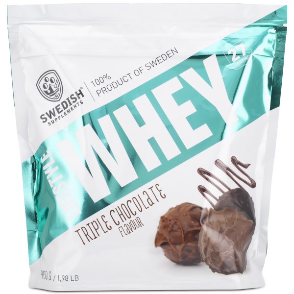 Swedish Supplements Lifestyle Whey, 900 g, Triple Chocolate
