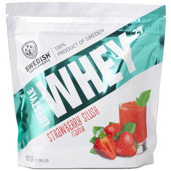 Swedish Supplements Lifestyle Whey, 900 g, Strawberry Slush
